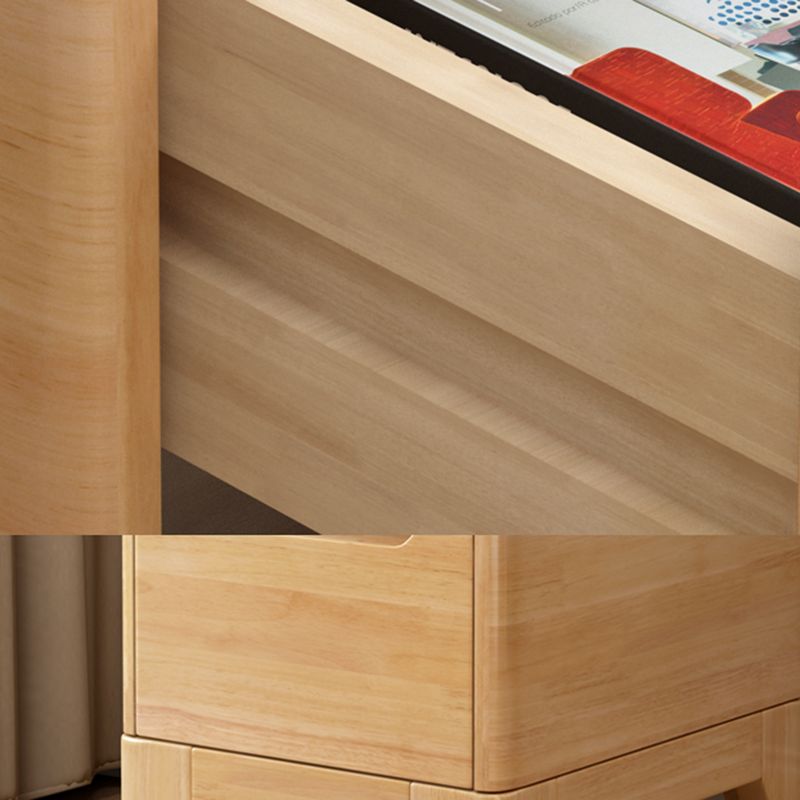 Solid Wood Night Table Contemporary Bed Nightstand for Bedroom Clearhalo 'Bedroom Furniture' 'furn' 'furn_night_stand' 'Furniture' 'night_stand' 'Nightstands' 1200x1200_acff9edd-c539-408c-a34a-9ded5503ef9d