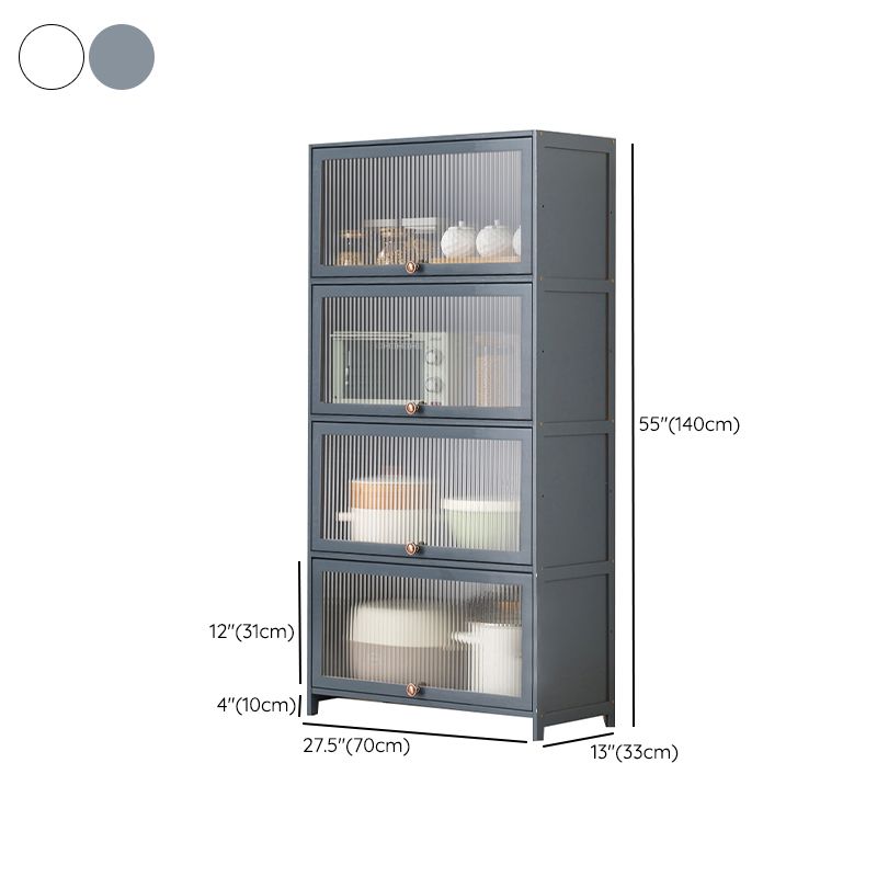 Mesa contemporánea de la mesa del aparador Bamboo con puertas para la cocina