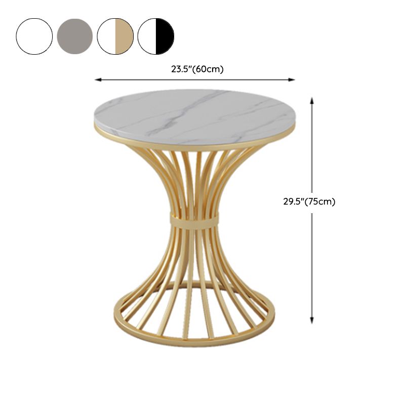 Round Dining Table Set for Home 1/2/3/4/5 Pieces Modern Polished Finish Dinette Set Clearhalo 'Dining Room Sets' 'Dining Tables & Seating' 'dining_room_set' 'furn' 'furn_dining_room_set' 'Furniture' 'Kitchen & Dining Furniture' 1200x1200_ad018891-0e30-4175-b980-95d9ccaa7e10