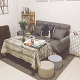 Tela ajustable sofá galleta retrospectiva 47.6 "w amadrino de brazo acampanado