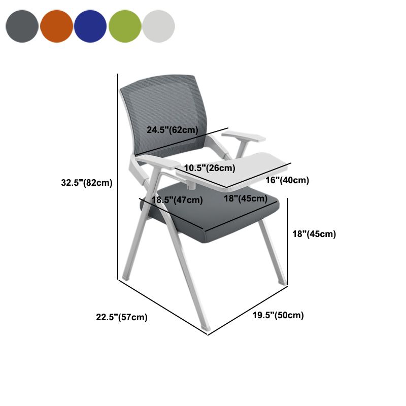 22"W moderne fauteuil, ademende AirGrid gestoffeerde bureaustoel
