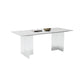 Modern Rectangle Sintered Stone Table Set 1/4/5/6/7/8 Pieces Dining Set Clearhalo 'Dining Room Sets' 'Dining Tables & Seating' 'dining_room_set' 'furn' 'furn_dining_room_set' 'Furniture' 'Kitchen & Dining Furniture' 1200x1200_ad074601-7b00-4eb0-9eab-bb6cd0ad7b29