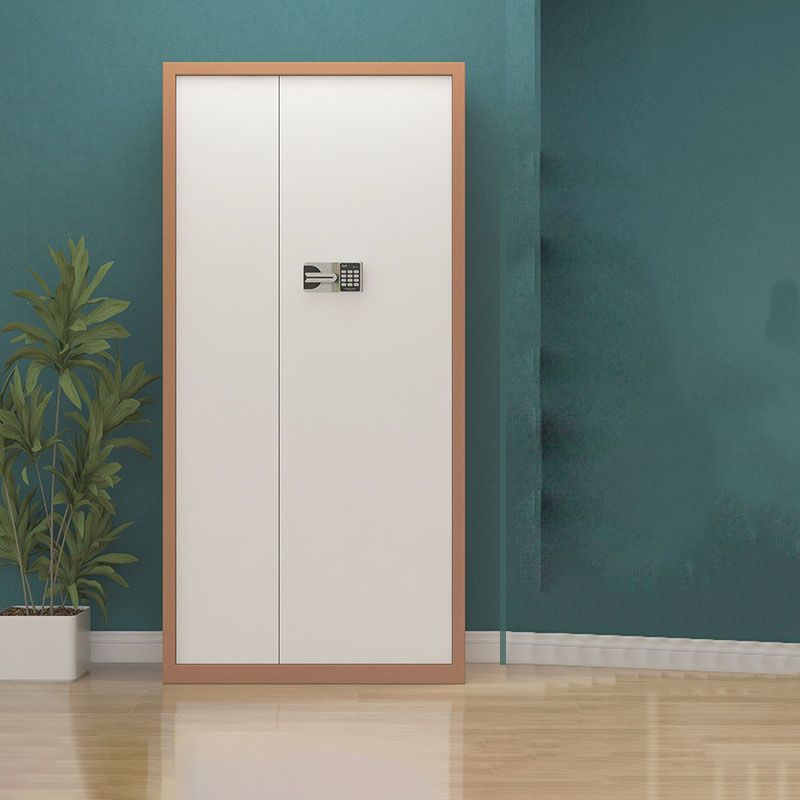 Contemporary File Cabinets Metal Frame Vertical File Cabinet with Lock Clearhalo 'Filing Cabinets' 'filling_cabinets' 'furn' 'furn_filling_cabinets' 'Furniture' 'Office Furniture' 1200x1200_ad08b9c8-97c6-4f5c-8fc1-e573f0e3a465