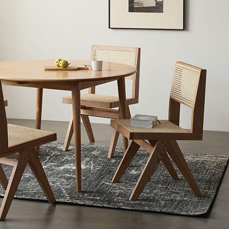 Armless Dining Chairs Modern Solid Wood Side Chairs for Dining Room Clearhalo 'Dining Chairs' 'Dining Tables & Seating' 'dining_chair' 'furn' 'furn_dining_chair' 'Furniture' 'furniture_dining_chair' 'Kitchen & Dining Furniture' 1200x1200_ad090c09-d3a6-4a57-84fb-cbec1317d356