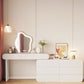 White Make-up 15.74" Wide Vanity Makeup Vanity Desk Table with Drawers