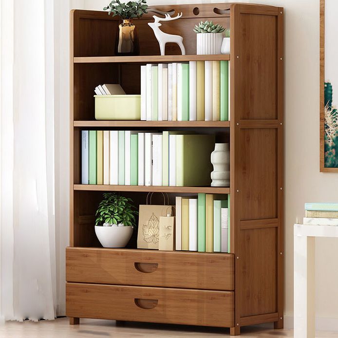 9.9" W Modern Bookcase Matte Finish Closed Back Bookshelf for Study Room Clearhalo 'Bookcases' 'furn' 'furn_bookcases' 'Furniture' 'Office Furniture' 1200x1200_ad0a06bf-d9a1-4abc-bb7d-acbdba090d83