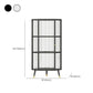 Industrial Curio Cabinet Metal Glass Doors Storage Cabinet with Legs for Living Room Clearhalo 'Display & China Cabinets' 'display_china_cabinets' 'furn' 'furn_display_china_cabinets' 'Furniture' 'Kitchen & Dining Furniture' 1200x1200_ad0dd7c9-7662-444d-b496-70cf2c450dec