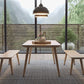 Modern Rectangle Pine Solid Wood Table 4 Legs Home Kitchen Dinner Furniture Clearhalo ' dining_table' 'Dining Tables & Seating' 'Dining Tables' 'Furniture' 'furniture_dining_table' 'Kitchen & Dining Furniture' 'kitchen&dining_furn' 'kitchen' 'kitchen_dining_table' 1200x1200_ad0e2c5a-64dc-4bcf-b1b9-62b384a9375d