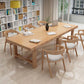 Contemporary Natural Wood Table Pine Rectangle Dining Table with Double Pedestal Clearhalo 'Dining Tables & Seating' 'Dining Tables' 'dining_table' 'furn' 'furn_dining_table' 'Furniture' 'furniture_dining_table' 'Kitchen & Dining Furniture' 'kitchen' 'kitchen_dining_table' 1200x1200_ad0eadc9-4787-49e0-85a9-fd81e4affa21
