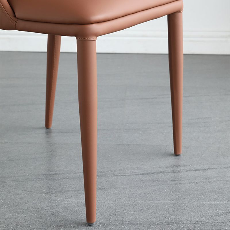 Modern Style Dining Chairs Kitchen Armless Side Chairs with Metal Legs Clearhalo ' kitchen&dining_furn' 'Dining Chairs' 'Dining Tables & Seating' 'dining_chair' 'furn' 'furn_dining_chair' 'Furniture' 'furniture_dining_chair' 'Kitchen & Dining Furniture' 'kitchen' 1200x1200_ad100393-1756-49cc-9e7f-98f6c7bfb2f9