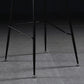 Bucket Plastic Counter Height Bar Stool Scandinavian Armless Stool with Metal Legs