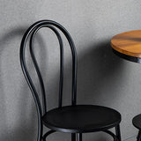 Sedie da pranzo in metallo sedie industriali di Windsor posteriori per bar