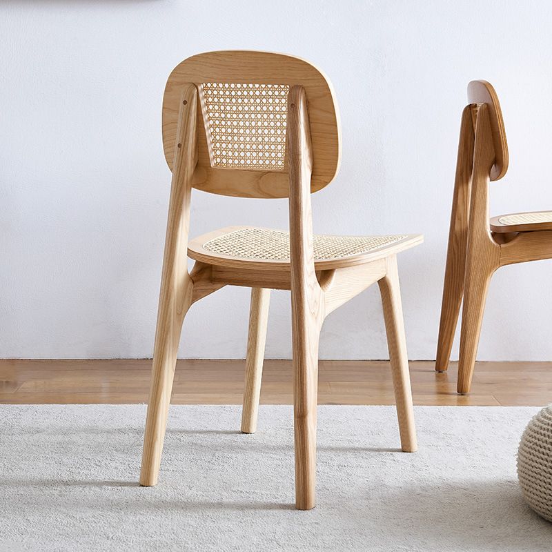 Open Back Side Chair Scandinavian Design Wood Dining Room Chairs Clearhalo 'Dining Chairs' 'Dining Tables & Seating' 'dining_chair' 'furn' 'furn_dining_chair' 'Furniture' 'Kitchen & Dining Furniture' 1200x1200_ad132498-283f-4c96-9ed0-256ecbfa11fa