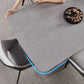 Contemporary Pedestal Dinner Table Stone Dining Table Rectangle for Home Clearhalo ' dining_table' 'Dining Tables & Seating' 'Dining Tables' 'furn' 'furn_dining_table' 'Furniture' 'furniture_dining_table' 'Kitchen & Dining Furniture' 'kitchen&dining_furn' 'kitchen' 'kitchen_dining_table' 1200x1200_ad140025-0aef-46e0-b4b4-6cece19132fb