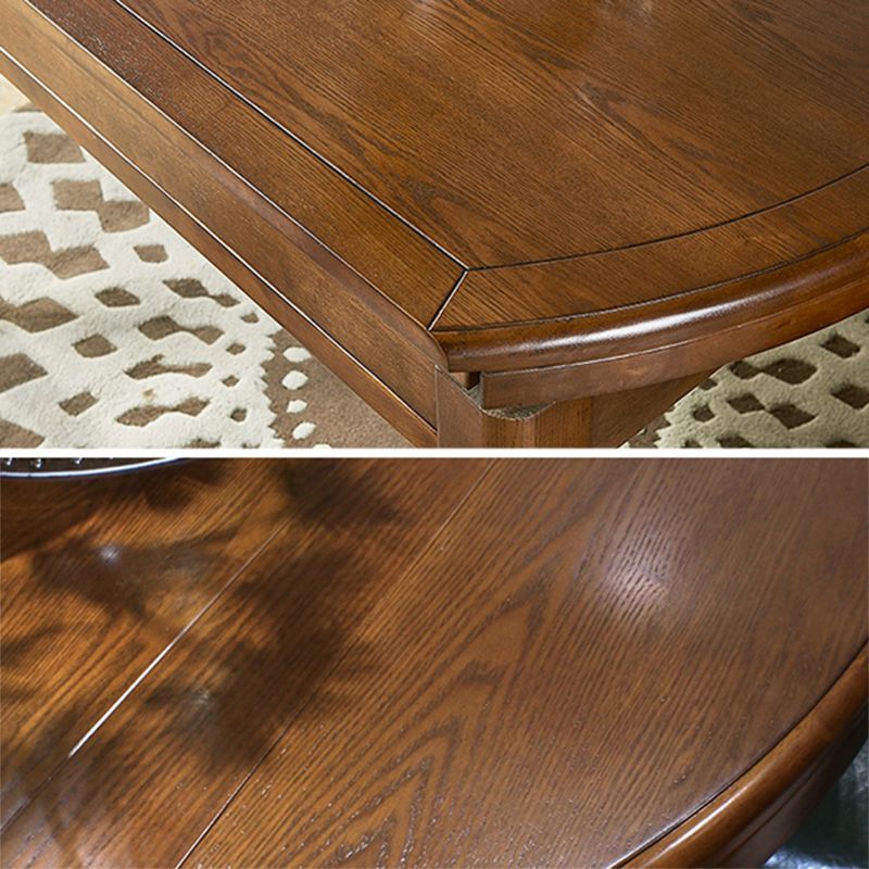 Set da pranzo in legno massiccio 1/5/7 con sedie pieghevoli e sedie in pelle