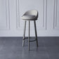Contemporary Home Swivel Stool Matte Finish Upholstered Bar Stools