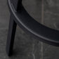 Contemporary Metal Base Backrest Counter High Stool with 4 Legs