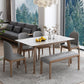 Industrial Sintered Stone Top Dining Table Rectangle Kitchen Dining Table with 4 Legs Base Clearhalo ' dining_table' 'Dining Tables & Seating' 'Dining Tables' 'furn' 'furn_dining_table' 'Furniture' 'furniture_dining_table' 'Kitchen & Dining Furniture' 'kitchen&dining_furn' 'kitchen' 'kitchen_dining_table' 1200x1200_ad1c07ba-24f0-4bac-ba42-0720fd8c3cc3