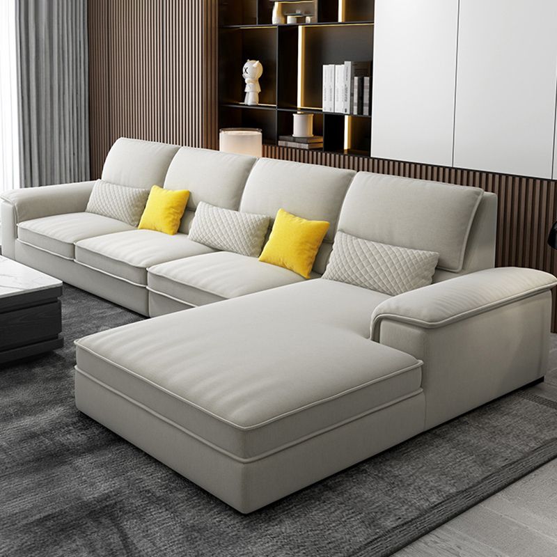Assembled Settee Furniture Faux Leather and Fabric Bench Seating Clearhalo 'furn' 'furn_sectionals' 'Furniture' 'furniture_sectionals' 'kitchen' 'kitchen_sectionals' 'Living Room Furniture' 'Sectionals' 1200x1200_ad1d9fe9-d9e6-4e24-8afa-f669671680b8