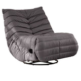 Cancella di poltrona tradizionale a poltrona rower roccioso per interno a colori in metallo manuale di push-push