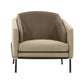 29.52" Wide Barrel Chair Arms Included Barrel Accent Chair with Basic Four Leg Clearhalo 'Accent Chairs' 'accent_chairs' 'Chairs & Seating' 'furn' 'furn_accent_chairs' 'Furniture' 'Living Room Furniture' 1200x1200_ad227710-51c0-41f3-b047-37c10af380d4