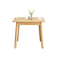 Square 4 Legs Industrial Dining Table Wood Color Fixed Table with Rubberwood Solid Wood Clearhalo ' dining_table' 'Dining Tables & Seating' 'Dining Tables' 'furn' 'furn_dining_table' 'Furniture' 'furniture_dining_table' 'Kitchen & Dining Furniture' 'kitchen&dining_furn' 'kitchen' 'kitchen_dining_table' 1200x1200_ad233de5-66d1-4759-a4df-1eb5b9b3cf3e