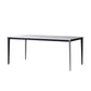 Stone Top Dining Table Contemporary Dining Table with 4 Black Legs Clearhalo 'Dining Tables & Seating' 'Dining Tables' 'dining_table' 'furn' 'furn_dining_table' 'Furniture' 'furniture_dining_table' 'Kitchen & Dining Furniture' 'kitchen' 'kitchen_dining_table' 1200x1200_ad263be1-7fc3-4bab-9da1-8e70b782c227