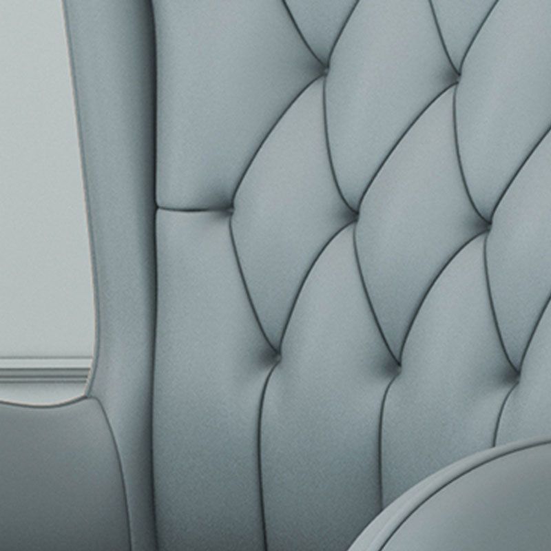 Mid Back Iron Base Office Chair Upholstered Task Chair with 4-Leg Clearhalo 'furn' 'furn_office_chair' 'Furniture' 'Office Chairs' 'Office Furniture' 'office_chair' 1200x1200_ad285914-6b61-42ed-9e75-508acfa18726