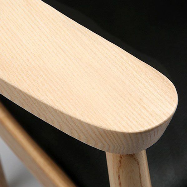 Modern Wood Arm Chair Open Back Dining Side Chair for Dining Room 22.8"x19.6"x30" Clearhalo 'Dining Chairs' 'Dining Tables & Seating' 'dining_chair' 'furn' 'furn_dining_chair' 'Furniture' 'furniture_dining_chair' 'Kitchen & Dining Furniture' 1200x1200_ad288a3d-268f-4e1b-9b1d-cf91624ebe71