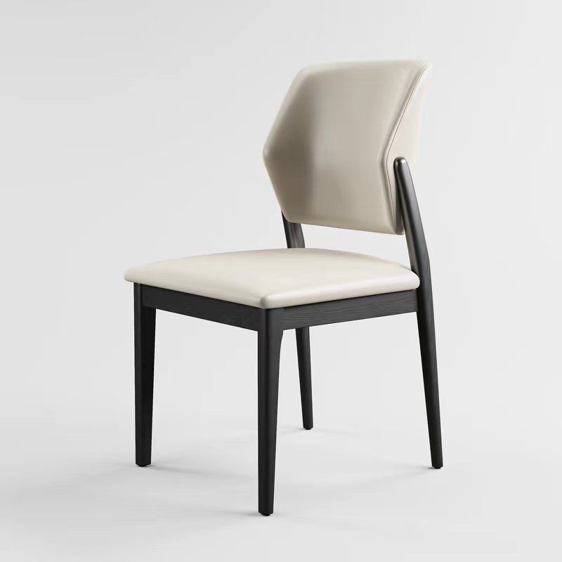 Zeitgenössischer Holzstuhl offener Küche Essnetzstuhl für Esszimmer