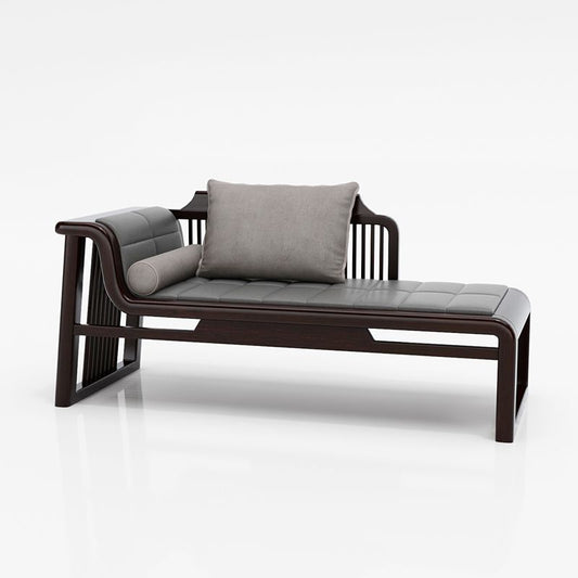 Modern Chaise Lounge Faux Leather Chaise Lounge Sofa for Living Room Clearhalo 'Chairs & Seating' 'Chaise Lounge' 'chaise_lounge' 'furn' 'furn_chaise_lounge' 'Furniture' 'Living Room Furniture' 1200x1200_ad2d138f-6cd7-4d18-8566-77ecb2b5c7e6