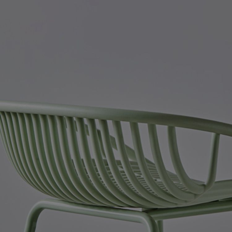 Contemporary Milk Tea Shop Footrest Matte Finish Metal Bar Stool Clearhalo 'Bar Furniture' 'Bar Stools' 'bar_stools' 'furn' 'furn_bar_stools' 'Furniture' 'furniture_bar_stools' 'Kitchen & Dining Furniture' 1200x1200_ad2d97b4-db13-4691-bf91-6e995336f75f