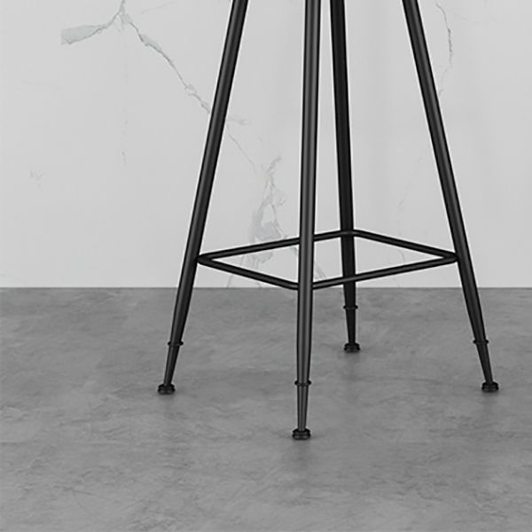 Industrial Armless Backrest Counter Stool Iron Dining Room Bar Stool with Pedal Clearhalo 'Bar Furniture' 'Bar Stools' 'bar_stools' 'furn' 'furn_bar_stools' 'Furniture' 'Kitchen & Dining Furniture' 1200x1200_ad2f312d-7793-4116-8fae-f6a5406d921a