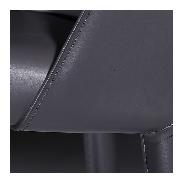 Modern Leather Dining Room Chair Armless Metal Side Chair for Home Use Clearhalo ' kitchen&dining_furn' 'Dining Chairs' 'Dining Tables & Seating' 'dining_chair' 'furn' 'furn_dining_chair' 'Furniture' 'furniture_dining_chair' 'Kitchen & Dining Furniture' 'kitchen' 1200x1200_ad2fba0b-7ef9-47d5-9d62-9d22c2b95277