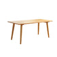 Juego de mesa de madera rectangular tradicional 1/2/5 piezas de comedor para el hogar