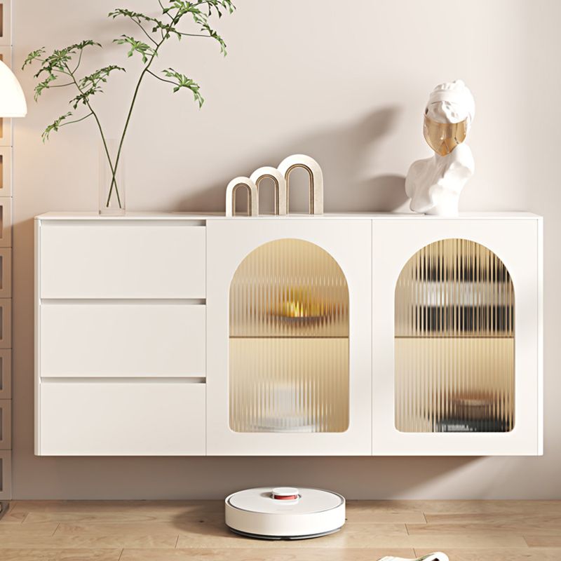 Server da pranzo in pietra di buffet contemporanei con luci per sala da pranzo