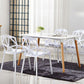 Plastic Contemporary Dinette Chairs Kitchen Dining Arm Side Chair Clearhalo ' kitchen&dining_furn' 'Dining Chairs' 'Dining Tables & Seating' 'dining_chair' 'furn' 'furn_dining_chair' 'Furniture' 'furniture_dining_chair' 'Kitchen & Dining Furniture' 'kitchen' 1200x1200_ad38d0da-a9e9-4979-9b23-b9b851b1ec8b