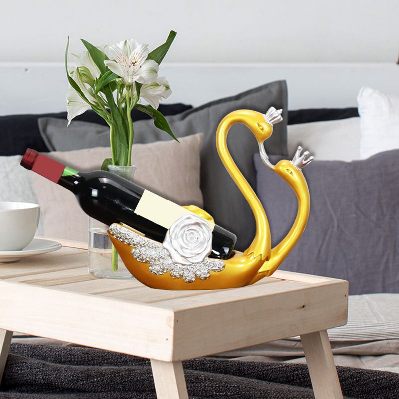 Bottiglia da tavolo portabottiglie in resina glam bottiglia per portabottiglie per cucina