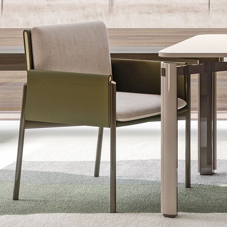 Designer Style Restaurant Solid Back Dining Arm Chair Upholstered Dining Chair Clearhalo ' kitchen&dining_furn' 'Dining Chairs' 'Dining Tables & Seating' 'dining_chair' 'furn' 'furn_dining_chair' 'Furniture' 'furniture_dining_chair' 'Kitchen & Dining Furniture' 'kitchen' 1200x1200_ad3a87e5-d4a8-4c87-9e1a-89b1807dc336