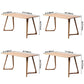 Rectangle White Oak Solid Wood Table Modern Dining Table Double Pedestal for Restaurant Clearhalo ' dining_table' 'Dining Tables & Seating' 'Dining Tables' 'furn' 'furn_dining_table' 'Furniture' 'furniture_dining_table' 'Kitchen & Dining Furniture' 'kitchen&dining_furn' 'kitchen' 'kitchen_dining_table' 1200x1200_ad3adbfd-2552-4879-9442-3456e16ceaf0