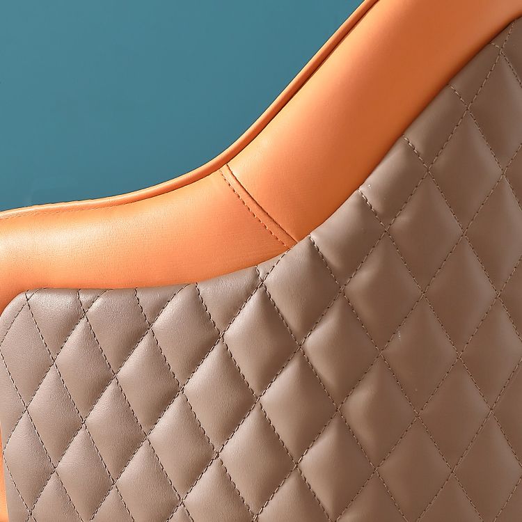 Taburete de barra de cuero glamoroso taburete de respaldo de respaldo para bristol con patas de metal