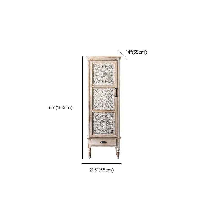 Industrial Stain Resistant Cabinet Distressed Wood Solid Wood Accent Cabinet Clearhalo 'Cabinets & Chests' 'cabinets_chests' 'furn' 'furn_cabinets_chests' 'Furniture' 'Living Room Furniture' 1200x1200_ad3e66a2-7abb-47b0-9fee-b51424c11d5d