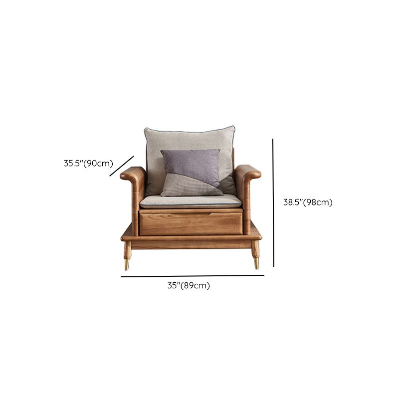 Country/Farmhouse sofa Fabric Living Room Rolled Arm Seating Clearhalo 'furn' 'furn_sofas' 'Furniture' 'Living Room Furniture' 'Sofa' 'sofas' 1200x1200_ad40f730-a9ee-4e11-ac9e-79f28a7684e0