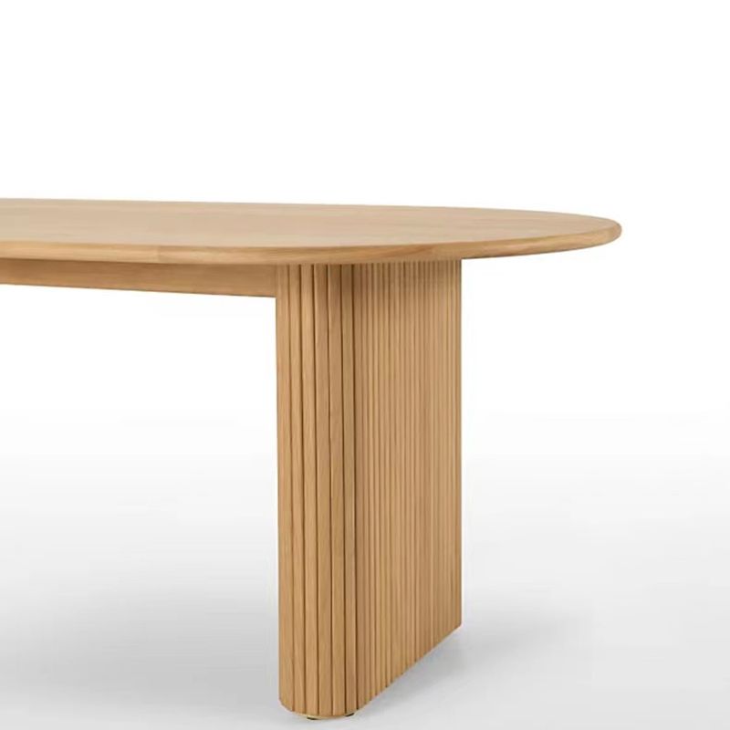 MODERNA DESK OFFAD OVAL OVAL MODERNA STRASSIONE con 2 gambe per la casa