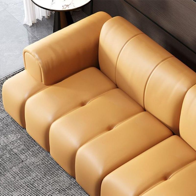 Contemporary Stationary Cushions Recessed Arm Living Room Settee Clearhalo 'furn' 'furn_sofas' 'Furniture' 'Living Room Furniture' 'Sofa' 'sofas' 1200x1200_ad4514c3-6825-4352-97df-bb740d5cd7b9