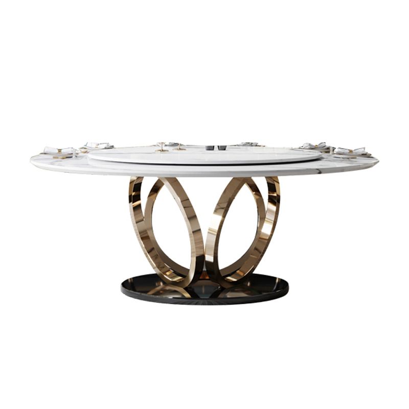 Round Pedestal Dining Site Table Traditional Luxury Marble Table for Home Clearhalo ' dining_table' 'Dining Tables & Seating' 'Dining Tables' 'furn' 'furn_dining_table' 'Furniture' 'furniture_dining_table' 'Kitchen & Dining Furniture' 'kitchen&dining_furn' 'kitchen' 'kitchen_dining_table' 1200x1200_ad46ac91-9d99-442e-a8b0-def64a8b19da