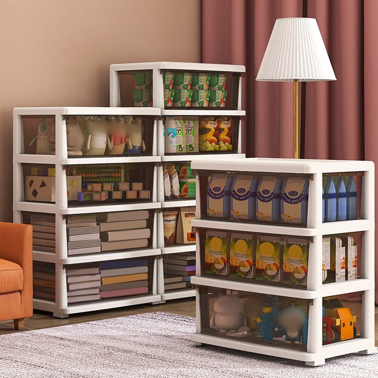 Moderne Style -Bücherregal in weißer und schwarzer Farbe Plastikbuch für Büro