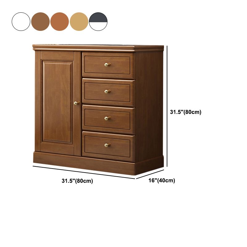 Contemporary Rectangle 1 - Door Standard with Drawer Bar Pulls Chest