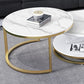 No Distressing Glam Side Table Living Room End Table with 3 Drawers