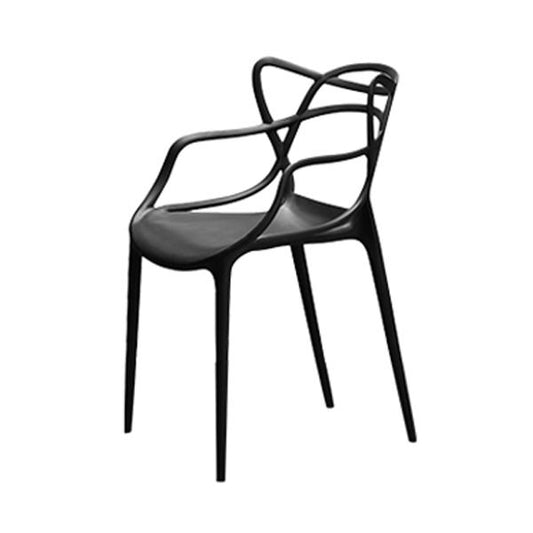 Contemporary Style Kitchen Dining Chair Plastic Dining Arm Side Chairs Clearhalo ' kitchen&dining_furn' 'Dining Chairs' 'Dining Tables & Seating' 'dining_chair' 'furn' 'furn_dining_chair' 'Furniture' 'furniture_dining_chair' 'Kitchen & Dining Furniture' 'kitchen' 1200x1200_ad494a43-57d9-46c3-b02e-f73401e18778